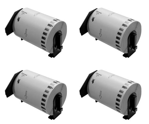 4 Pack of Brother Compatible DK2243 Labels (Dober-2243)